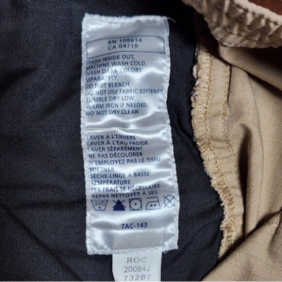 5.11 Tactical Shorts Mens 38 Tan Beige Canvas Cargo Utility - Picture 10 of 10